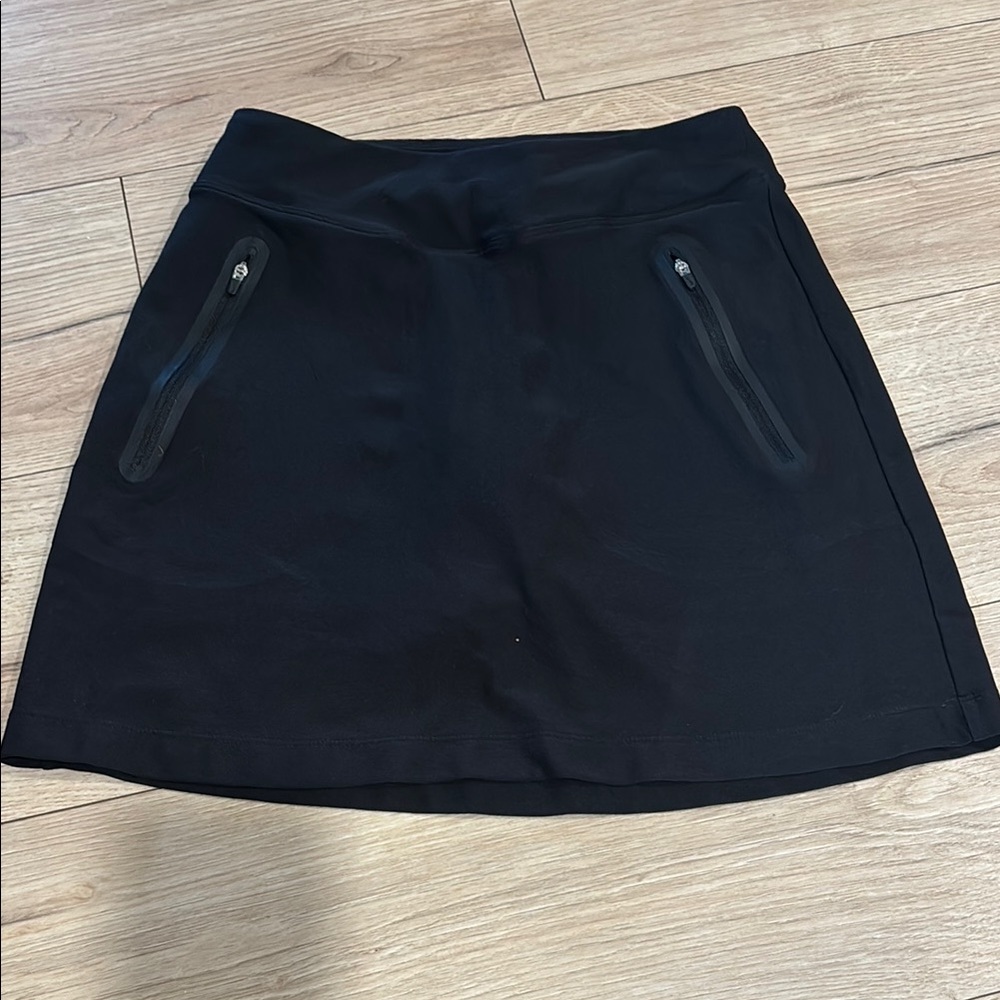 Nike Black Golf Skirt with Zipper Details